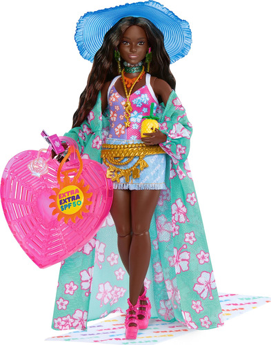 Set De Juego Barbie Muñeca Look De Playa Para Niñas 3 Años