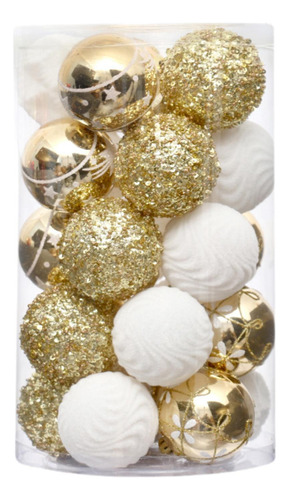 25 Bolas De Navidad Decorativas Para Colgar En La Pared,