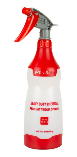 Maxshine Pulverizador Resistente A Quimicos Rojo 750ml