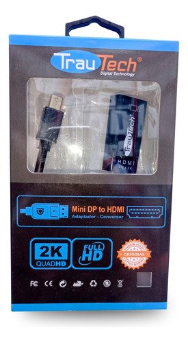Adaptador Mini Displayport Dp A Hdmi Thunderbolt 1 O 2