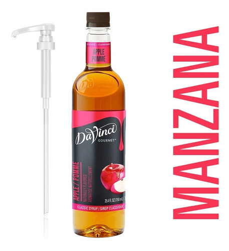 Dispensador Plastico Para Jarabe De Manzana.