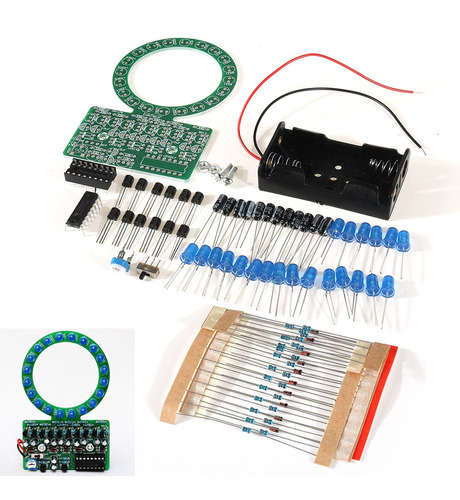 Diy Gradient Led Flash Kit De Producción De Luz Electrónico