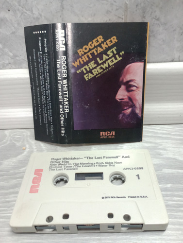 Roger Whittaker The Last Farewell Cassette Made In Usa 1975