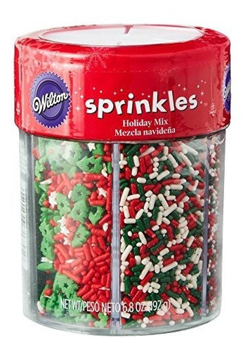 Wilton Vacaciones Mezcla De 6 Celdas Sprinkles.