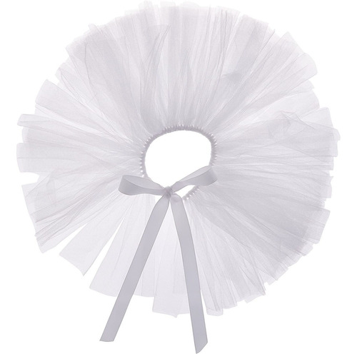 Pawpatu Handcrafted In Usa White Tulle Tutu Para Perros