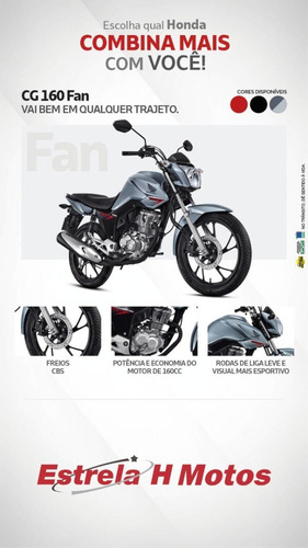 Consórcio Solução- Honda Cg 160 Fan