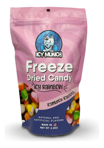 Icy Munch - Caramelos Liofilizados | Bolsa Resellable 4.2 O