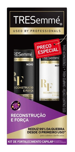 Kit Reconstrução E Força Shampoo 400ml + Condicionador 200ml