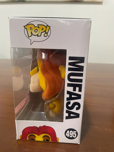 Funko Pop! Mufasa 495 - Disney El Rey Leon Flocked Target (Usado)