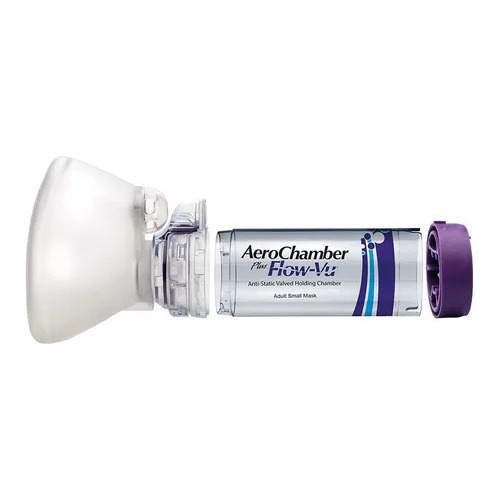 Aerochamber Plus Flow-vu Cámara Espaciadora P/adulto Chica