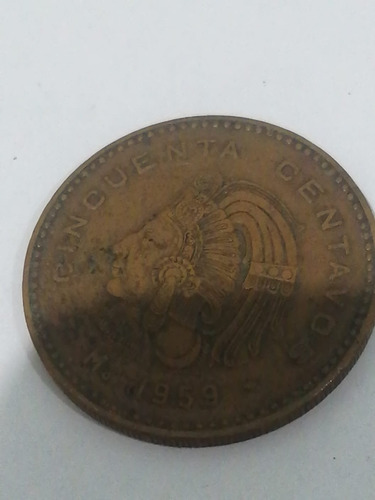 Moneda 20 Centavos 1959
