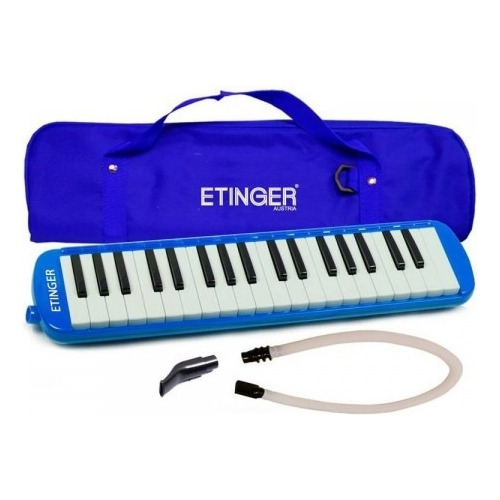 Melodica 37 Notas Azul Estuche Funda Etinger 