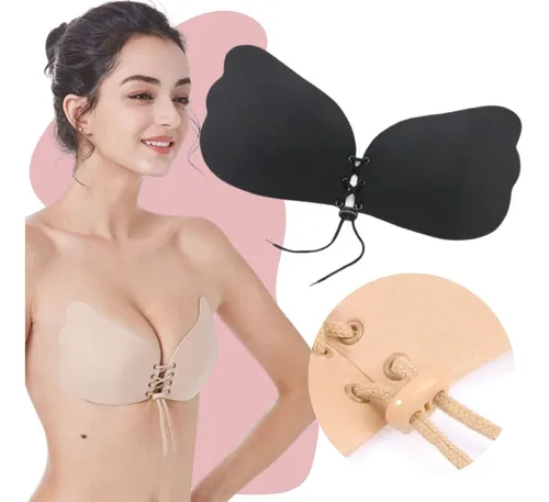 Bra Nubra Brasier Strapless Push Up Invisible Sin Tirante F