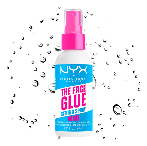 Fijador De Maquillaje Hidratante Face Glue Setting Spray Nyx Transparente