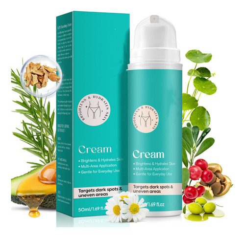 Crema Blanqueadora E Skin Para Axilas, Rodillas, Codos Y Mus