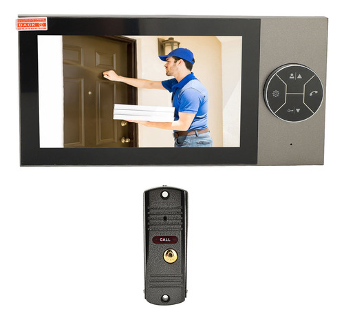 Sistema De Timbre Con Videoportero, Intercomunicador, 4 Cabl
