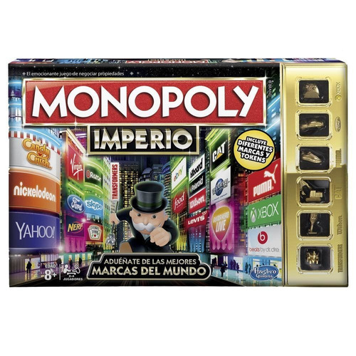 Juego De Mesa Monopoly Imperio Hasbro Para Niños Y Adultos