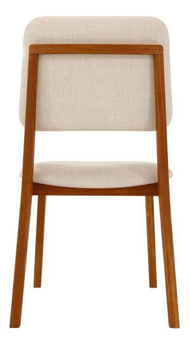 Conjunto Sala De Jantar 1 Mesa Tangará 130cm 4 Cadeiras