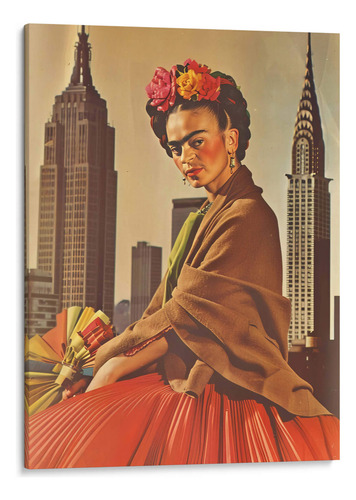 Canvas Lab Cuadro Frida En Us Ii 90x120, F Khalo Art