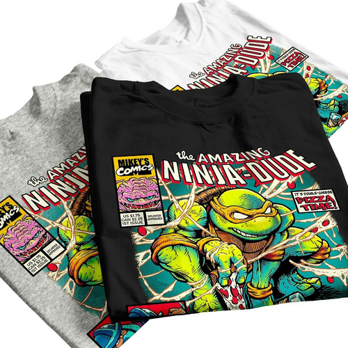 Imagen 4 de 6 de Remera Algodón Tortugas Ninjas (niños)
