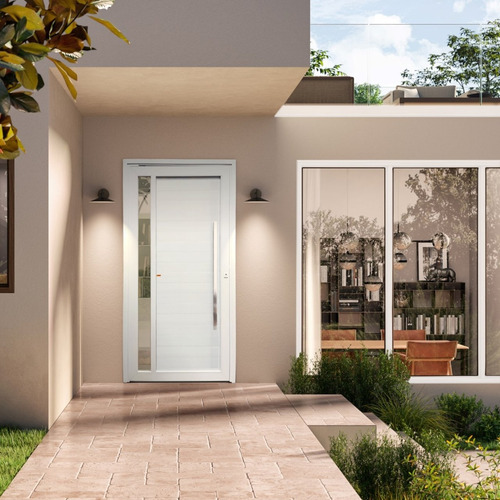 Porta De Pvc Pivotante 216x130cm Visione Tecplus100 Wt