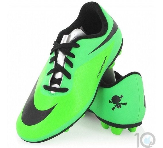 botines nike hypervenom verdes