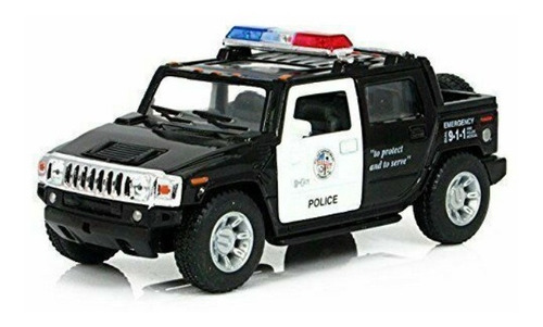 Auto Camioneta Hummer Policia Coleccion Escala 1/40 Kinsmart