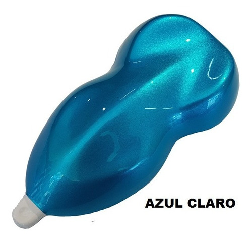 Imagen 3 de 3 de Barniz Candy Color Azul Claro X 1 Lt.