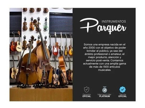 Imagen 2 de 4 de Viola Parquer Master 16.5 (42cm) Madera Seleccionada Cuota