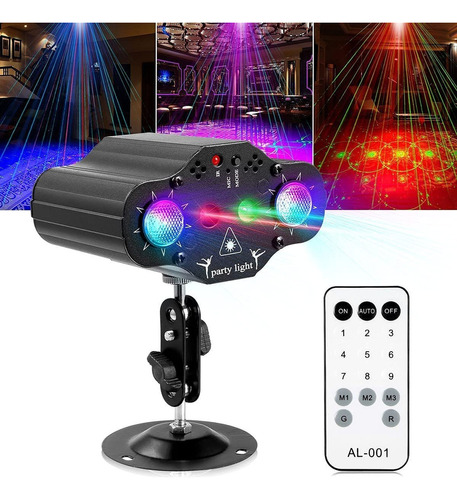 Mini Proyector Holográfico Láser Fiesta Dj Light Iluminación