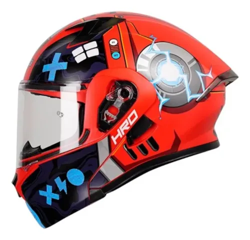 Casco Oneal 2 Srs Rush Rojo/ Amarillo Motocross Enduro Color Rojo Tamaño  del casco M (57