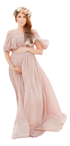 Mujeres Embarazadas Maternidad Fotografía Vestido 4408