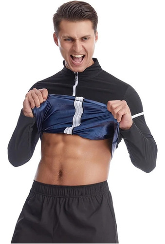 Sudaderas De Sauna De Manga Larga Para Hombre, Entrenamiento