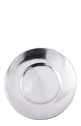 Plato Cafe Chico Gastronomico Acero Inox Pulido 11 Cms