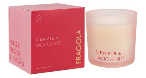 Vela Perfumada Fragola Bacio De Latte Lenvie 170g