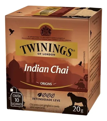 Te Twinings Indian Chai Caja X 10 Saquitos De 20 Gramos