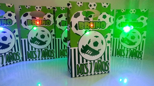 Bolsita Golosinera Personalizada Con Luces! Luminosa X 10 U.