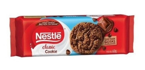 Biscoito Cookies Classic Nestlé 60 Grs