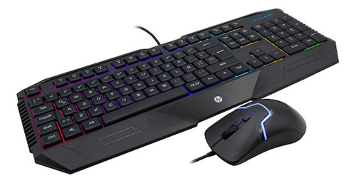 Kit Combo Teclado Mouse Usb Wired Gamer Hp Gk1100