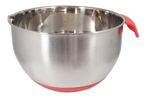 Maestro De Cocina-  Bowl C/ Medidor Acero Base Silicona 20cm