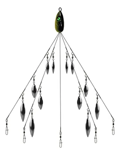 Aparejo Alabama Para Pesca De Lubina, Cebo, 5 Brazos
