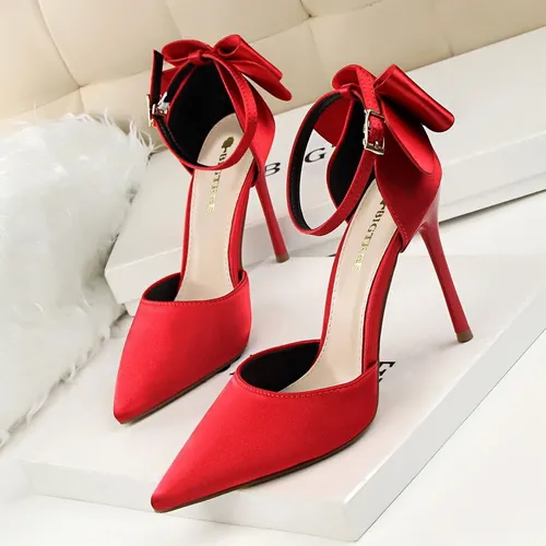 Alta Calidad Tacones Elegantes Fiesta De Mujer De 10cm