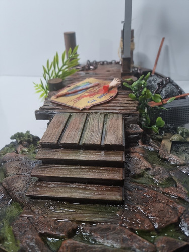 Jason Maqueta Muelle Para Figuras Escala Neca O Similares