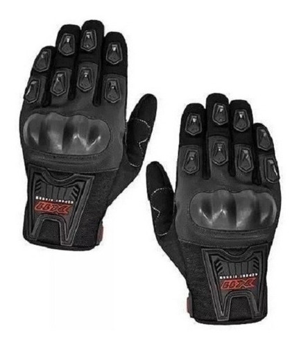 Luva Preta X11 Blackout Motoqueiro Moto Motociclista Com Nf
