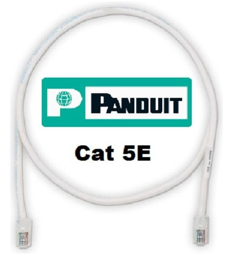 Puntotecno - Pack X 2 Patch Cord  Red Panduit Cat 5e Blanco