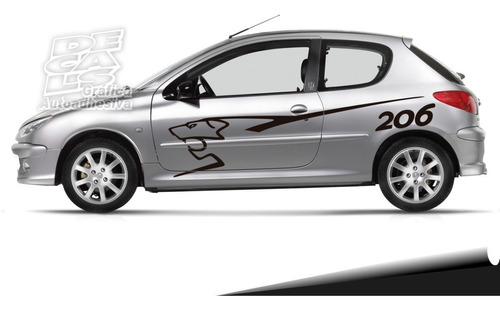 Calco Peugeot 206 Rally Car Juego