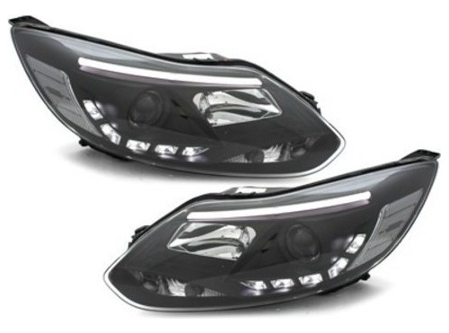 Faros Focus 11-14 C/lupa Y Leds Precio X Par