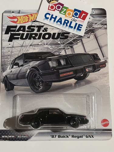 Hot Wheels | Premium | Fast And Furious | '87 Buick Regal Gn