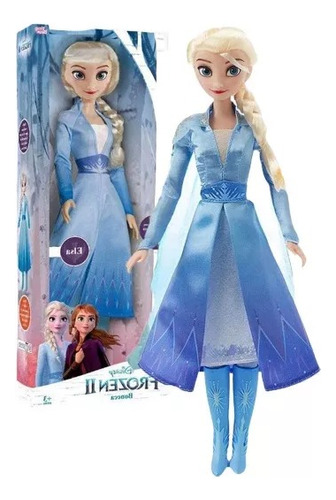 Muñeca Gigante Frozen || Elsa 55cm Disney Original 20260