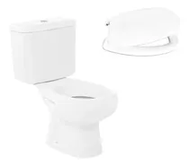 Comprar Inodoro Largo, Tapa, Mochila Deposito 3\u002F6lts, Roca Monaco Sanitarios + Envio Caba Gratis